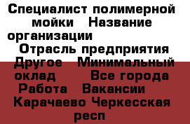 Специалист полимерной мойки › Название организации ­ Fast and Shine › Отрасль предприятия ­ Другое › Минимальный оклад ­ 1 - Все города Работа » Вакансии   . Карачаево-Черкесская респ.